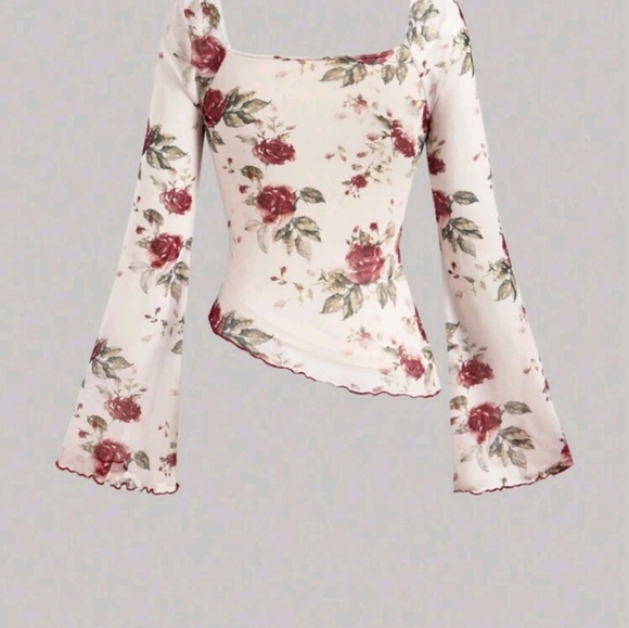 Shein Long Sleeve Women's Top, Size Large 8/10 - Picture 2 of 7